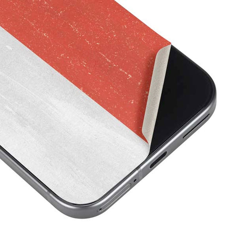 Singapore Flag Distressed Google Pixel 9 Skin
